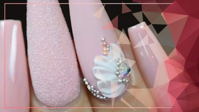 How To: Studded Nail Design With Shades of Pink