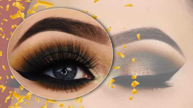 How To: Smokey/Golden Eyeshadow Tutorial