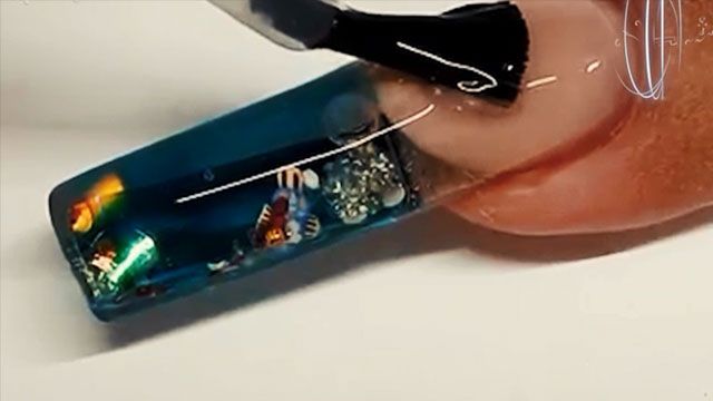 How To: Aquarium Nail Design