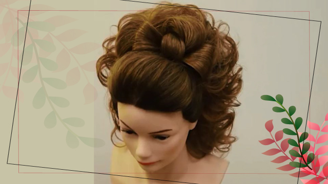 How To: Beautiful Curly Chignon